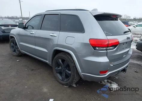 2014 Jeep Grand Cherokee Overland z USA, uszkodzony, nr VIN 1C4RJFCM5EC580597